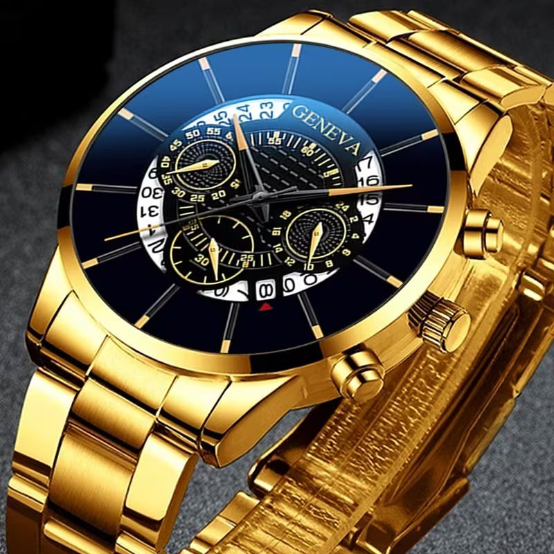 SET MAGNATE™ · 2 Relojes Hombre + Cartera de Cuero · Ejecutivo Edition
