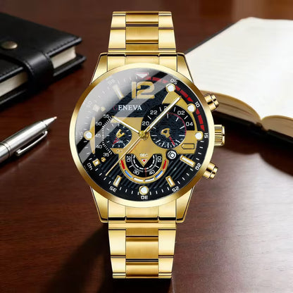 EDICION LIMITADA! SET X 3 RELOJES TITAN | Oro, Plata y Negro