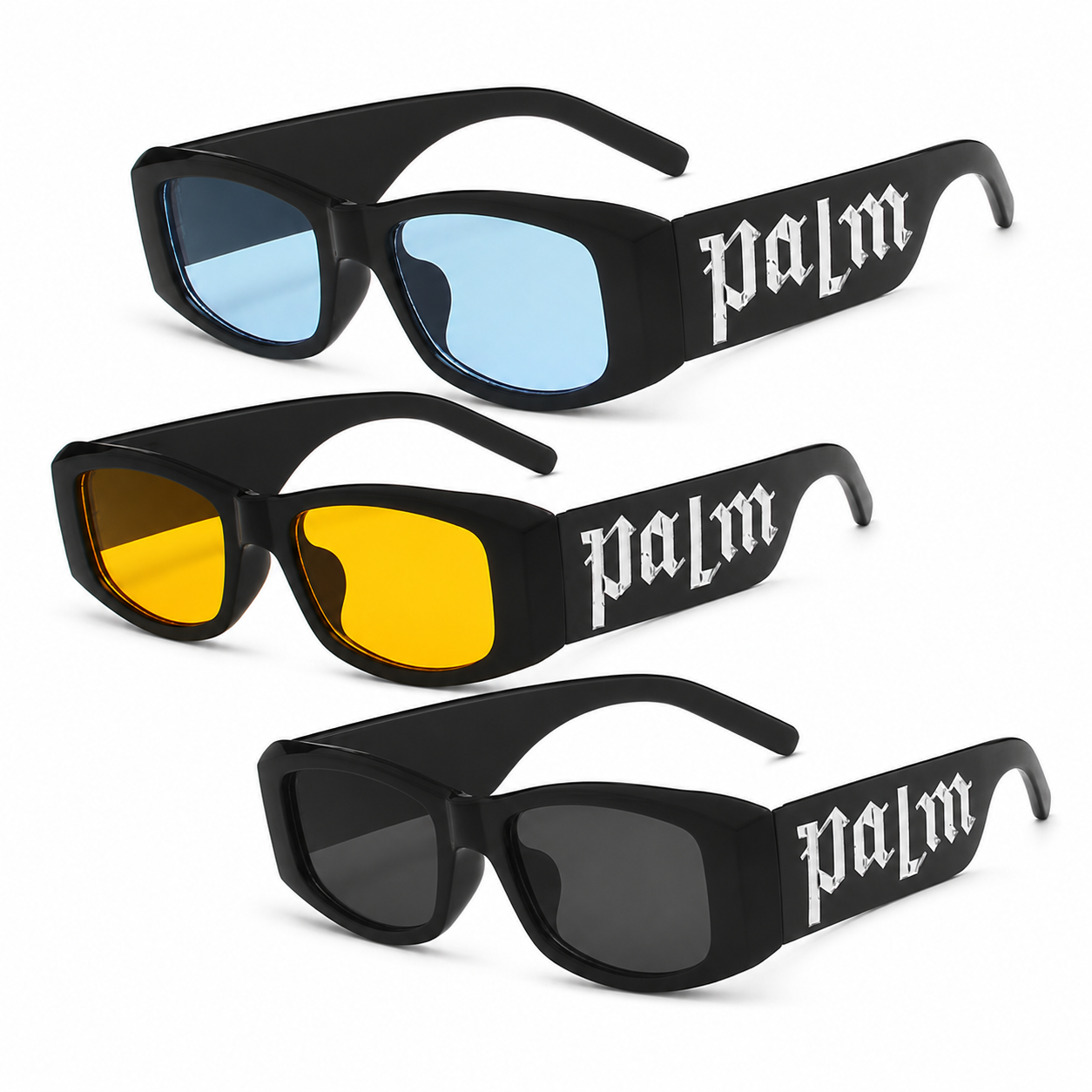 SET TRIO STREET ICON™ · 3 Gafas Estilo Gótico Urbano Y2K