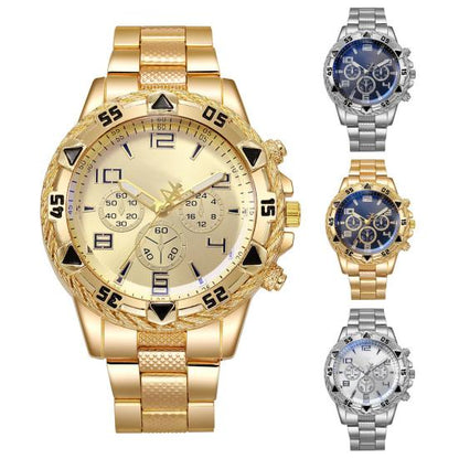 SET EMPEROR CHRONOS™ · 3 Relojes Hombre · Cronógrafo Acero Premium
