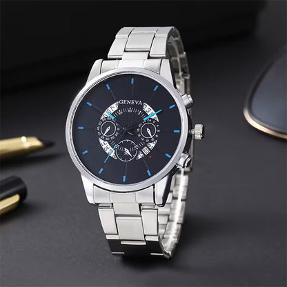 SET MAGNATE™ · 2 Relojes Hombre + Cartera de Cuero · Ejecutivo Edition