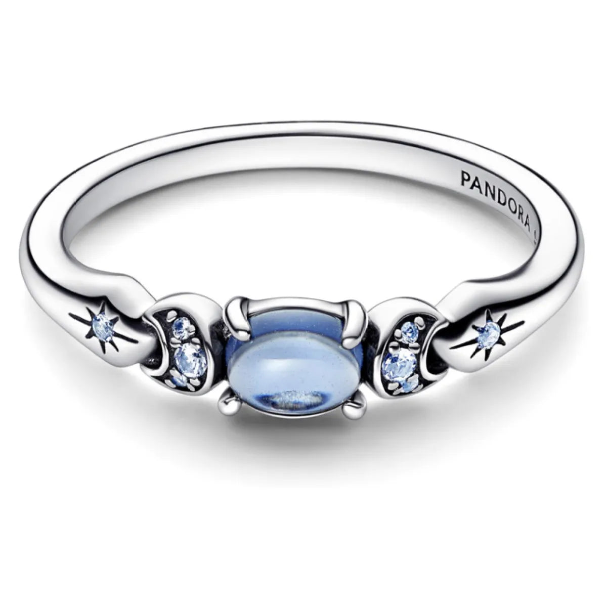 ANILLO AQUA STELLA™ · Anillo de Promesa · Piedra Azul Océano